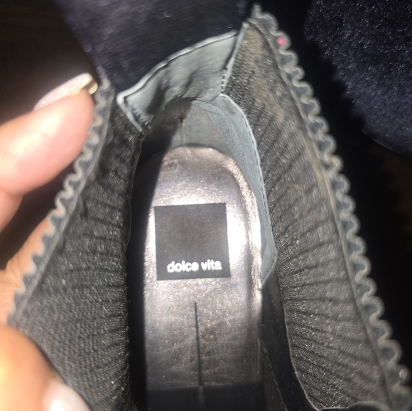 DOLCE VITA  BLUE VELVET BOOTIES SZ 8 - Picture 6 of 12